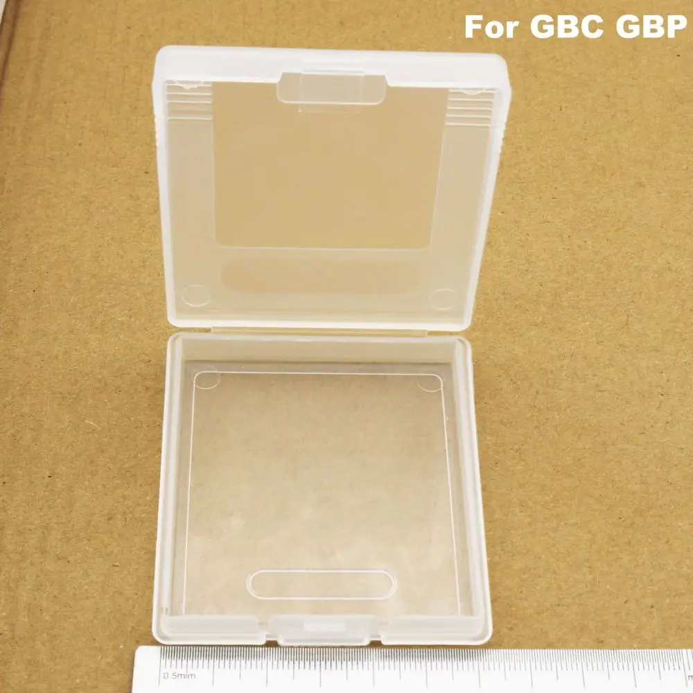 Caja de almacenamiento de juegos transparente, 5 piezas, cubierta antipolvo, protección para tarjetas de juego, Gameboy, Color, bolsillo, GBC, GBP