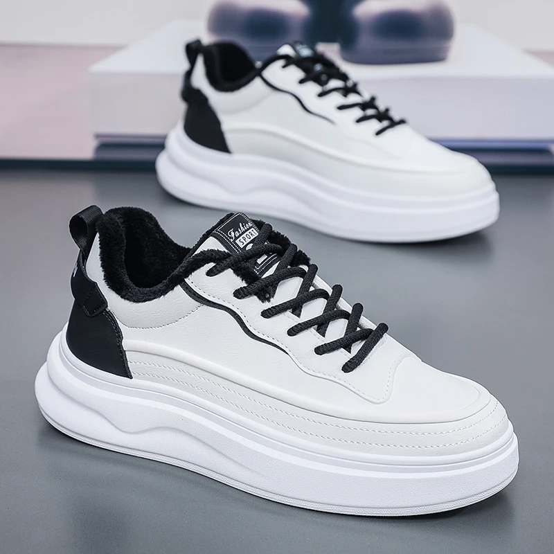 

Модные белые мужские повседневные кроссовки на платформе для активного отдыха, дышащие спортивные кроссовки для мужчин, легкие прогулочные кроссовки, увеличивающие рост