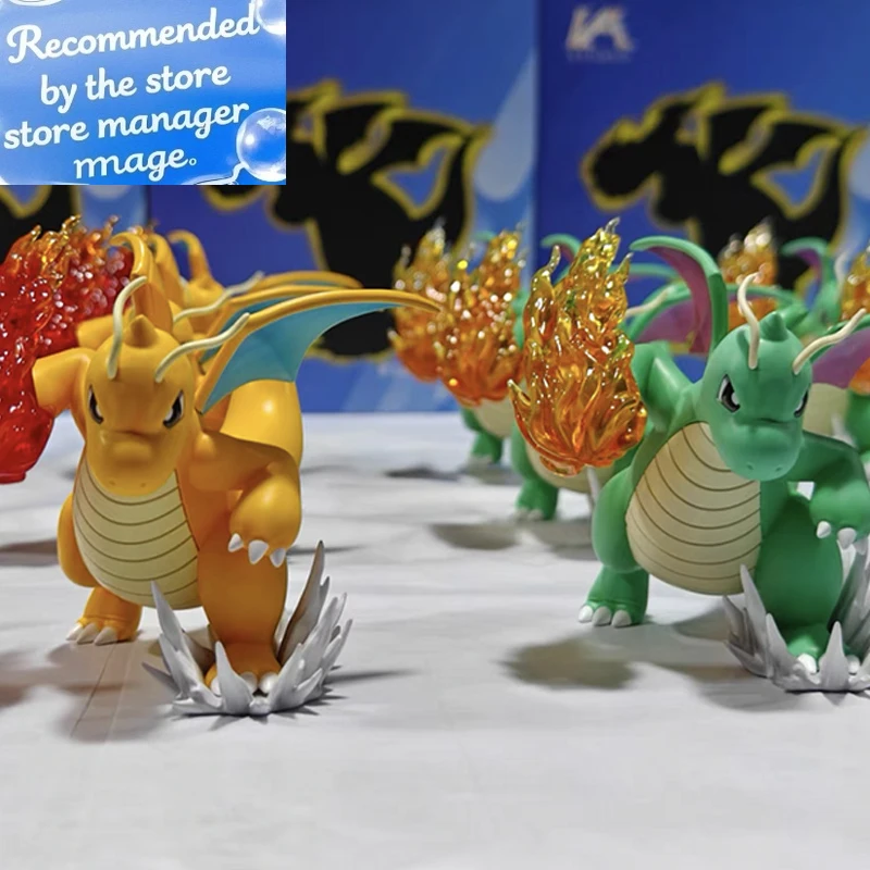 

Фигурка Pokemon Fire Punch Dragonite Gk, аниме-фигурка, популярные игрушки, модель, коллекция орнаментов для детей, аниме-кукла, подарок