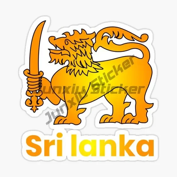

Sri Lanka Flag Map Lion Sticker Car Window Motorcycle Laptop Camper Off-road Decal Customizable