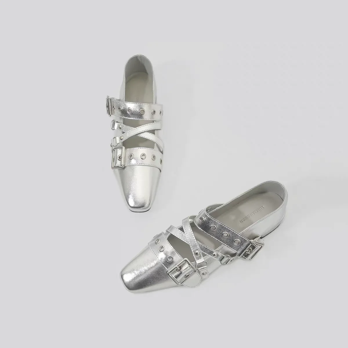 أحذية ماري جين النسائية ذات الكعب العالي 2025 أحذية نسائية جديدة للخريف مصنوعة من الجلد تصميم فاخر أحذية مريحة غير رسمية منخفضة الارتفاع #6