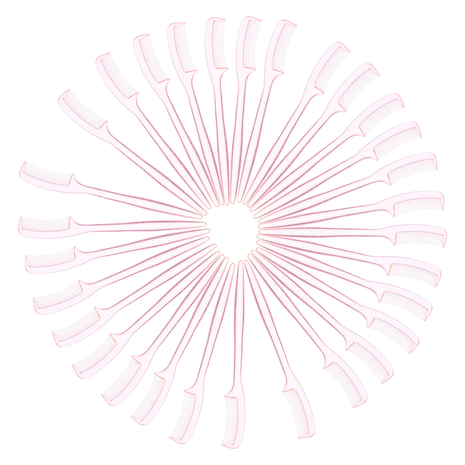 مجموعة مشط حواجب رموش صغيرة مكونة من 30 قطعة لتصفيح الحواجب ومحدد فرشاة مكياج محمولة للسفر