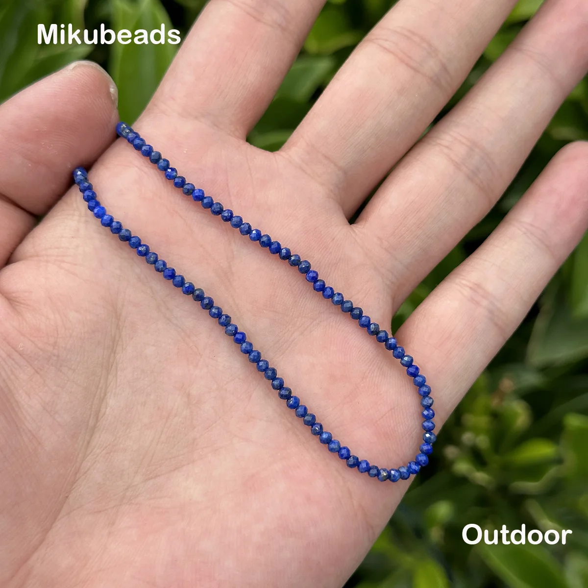 Natural Lapis lazuli 2mm A+ Faceted Round Loose Beads For Jewelry Making DIY Bracelets Necklace Strand Wholesale