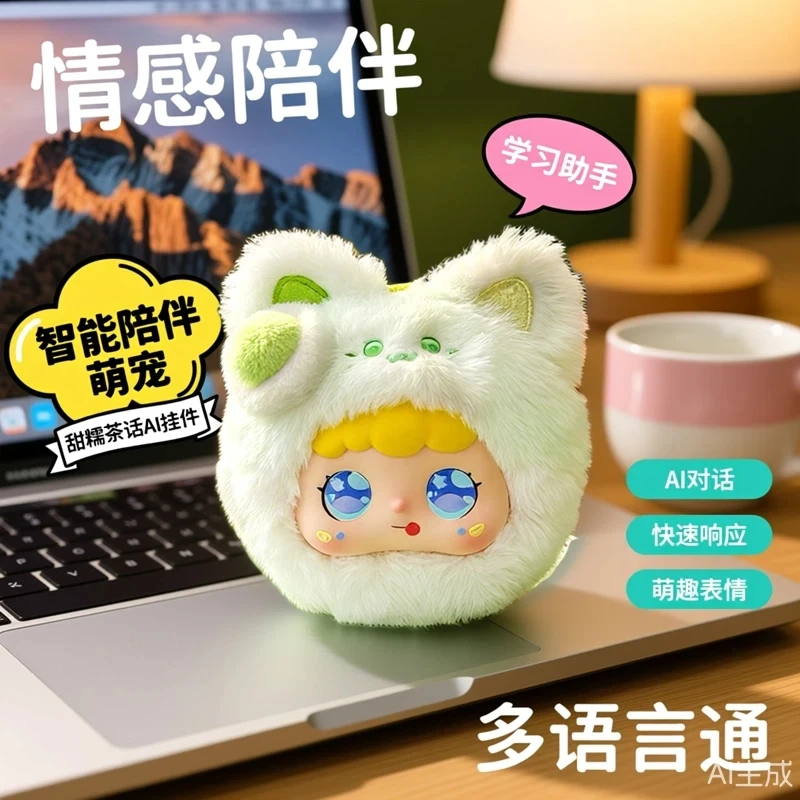 Ai Robot electrónico compañero de mascota juguete de peluche muñeca parlante interactiva con soporte multilingüe juego de moda perfecto regalo de vacaciones