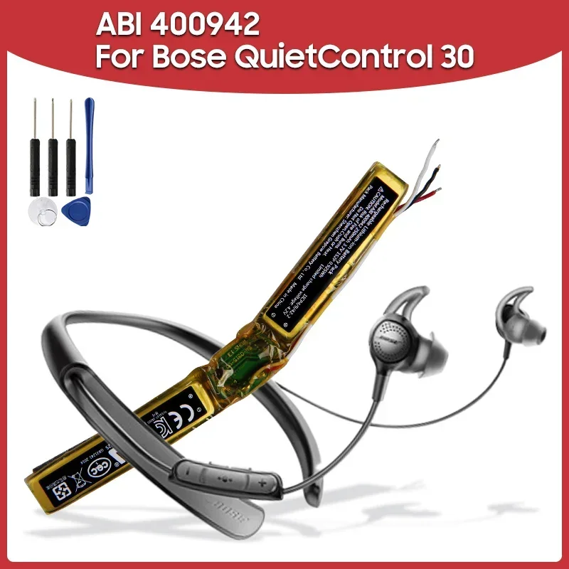 Replacement Battery ABI 400942 For Bose QuietControl 30 Rechargeable Lithium-ion Batteries 250mAh