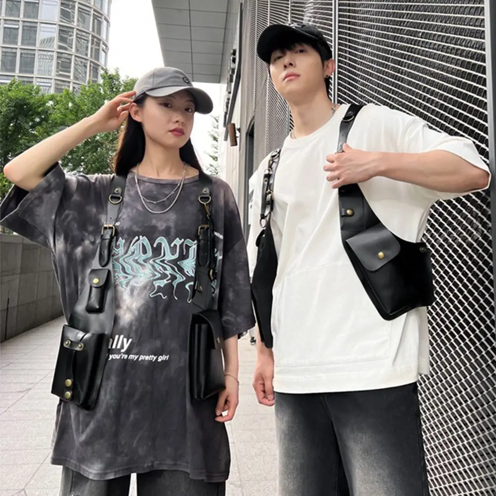 Vintage PU Leather Steampunk Shoulder Bag - usage example