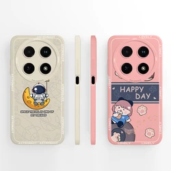 For Huawei Nova 12i Case Cute Astronaut Camera Protection Shockproof Anti-drop Antifouling Soft Cover For huawei nova 12i Funda