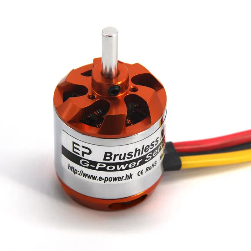 Бесщеточный двигатель E-Power D2836 750KV 880KV 1120KV 1500KV 2-4S подходит для вертолета самолета с неподвижным крылом