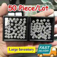 Top Belgium Cut Moissanite Stone Wolesale Real D Color Gemstones Lab Grown Diamond 5 10 20 30 50 Pcs Wolesale Moissanite Stone