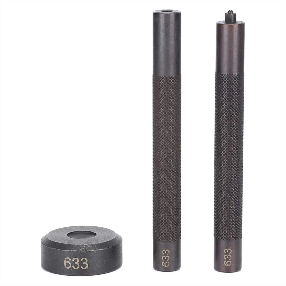 DT38 Leather Rivet Setter Tool Kit Anti Slip Snap Button Handcraft Tool Set DIY Accessories Button Mounting Rod Base