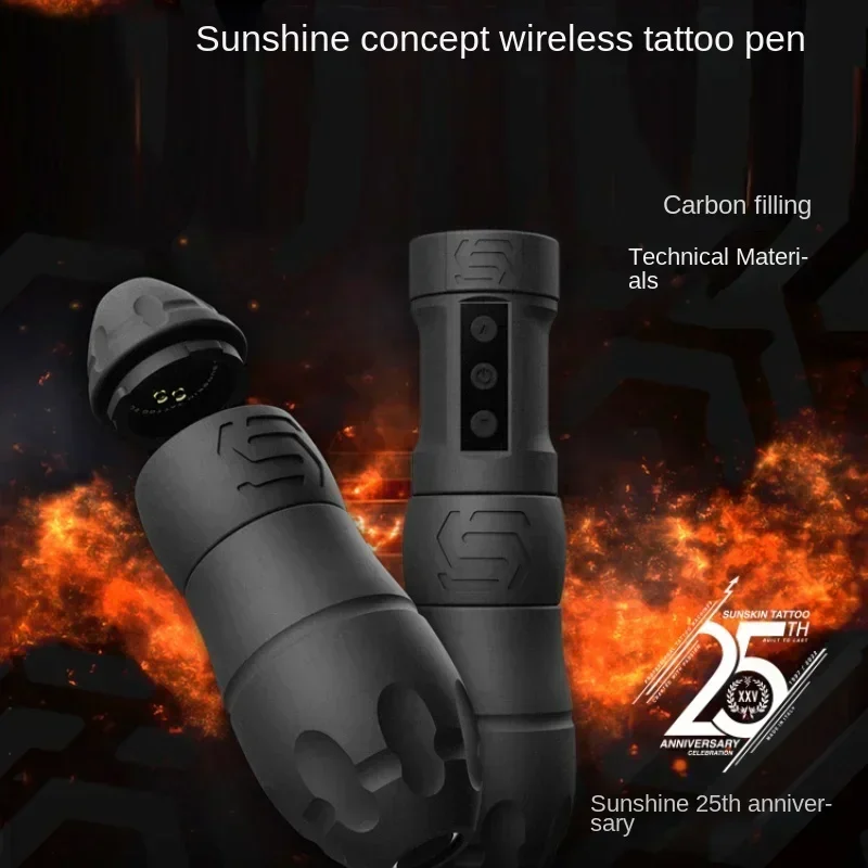 KK High Quality Wireless Tattoo Pen Tattoo All-in-One Machine Professional Tattoo Machine Set Power Supply Equipment Sunskin