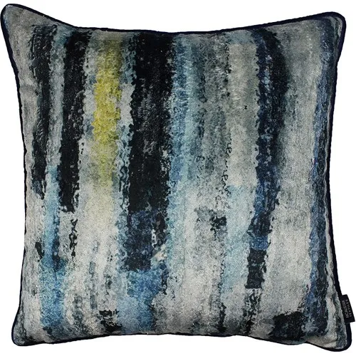 Mcalister Textiles Aura Pillow Case Blue and Shades 49 cm x 49 cm