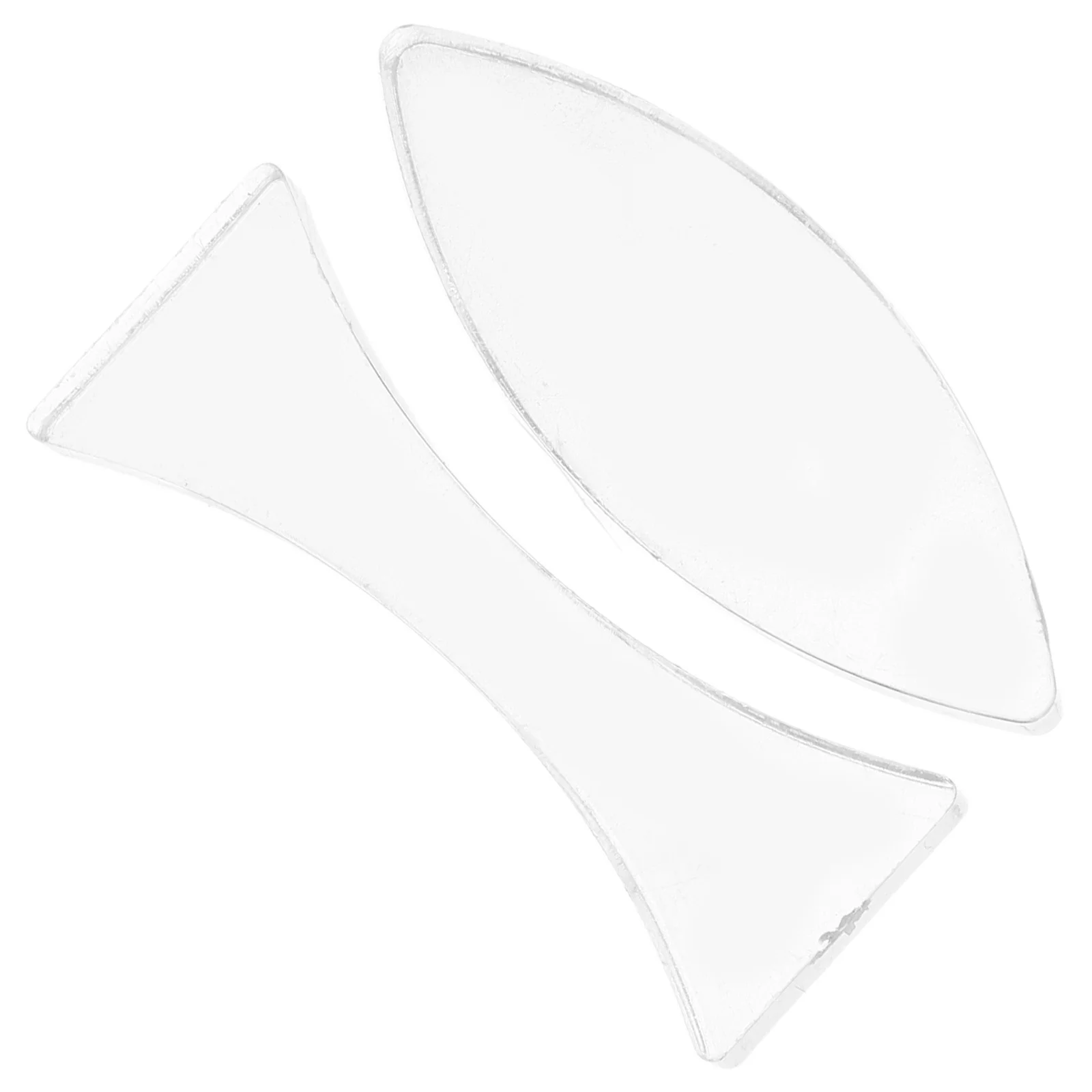 

2Pcs Optical Lens Physics Teaching Aids Acrylic Concave Convex Lens Set for Light Refraction Experiment Physics Study