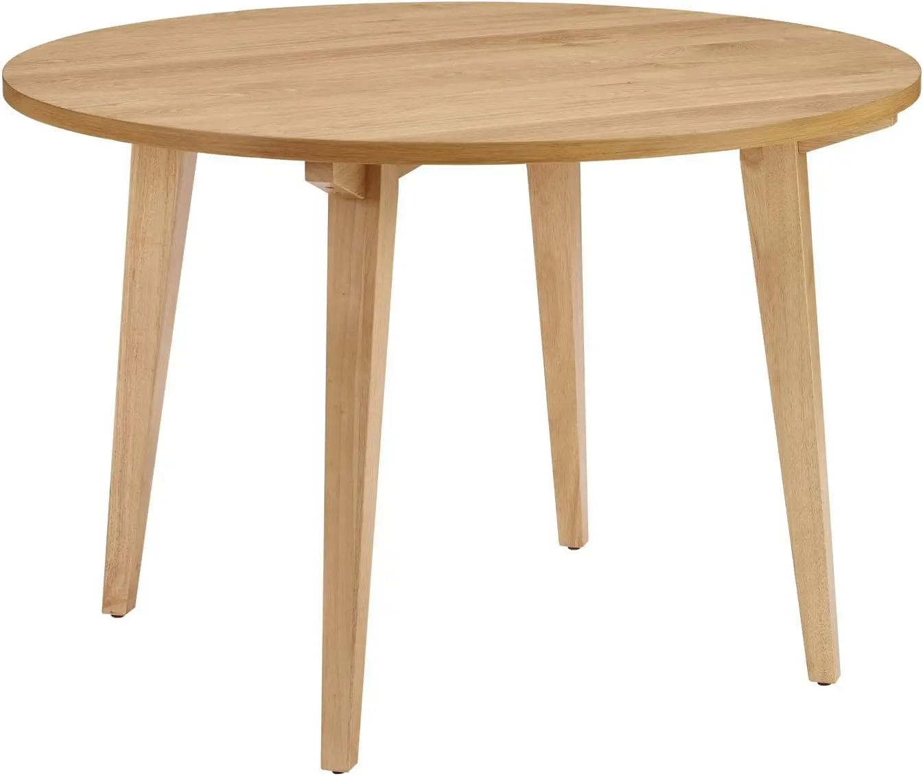 

Minimalist Round Dining Table 45 Inch English Oak