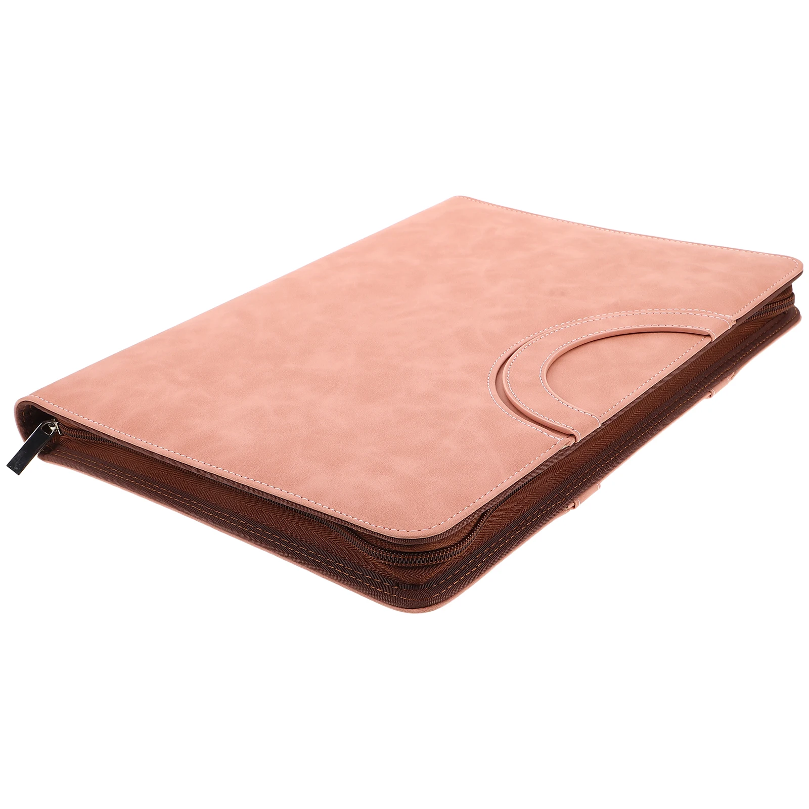

Document Storage Bag A4 Size PU Secure Zipper Certificate Holder Passport Wallet Family Organizer Travel Pouch
