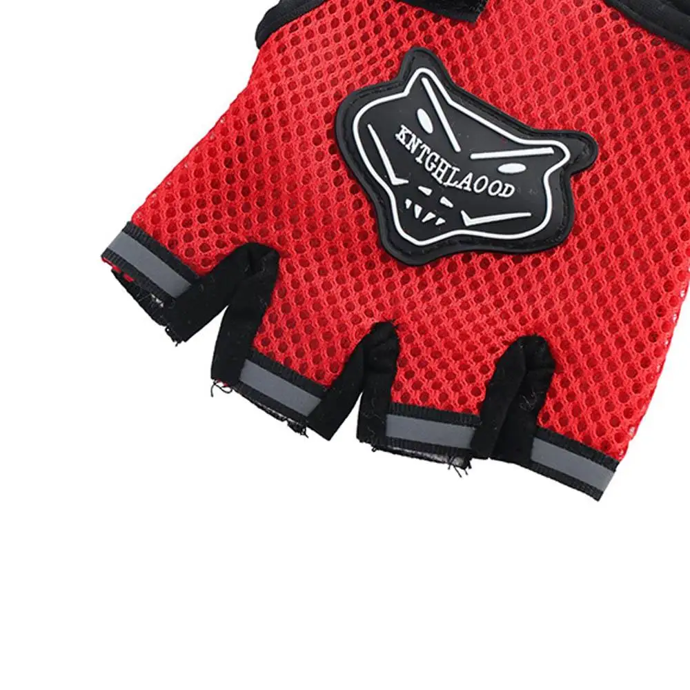 Rękawice rowerowe 1 para oddychające bez palców dla dzieci i dorosłych, sprzęt rowerowy, rękawice kolarskie, rękawice do jazdy, rękawice do kulturystyki.