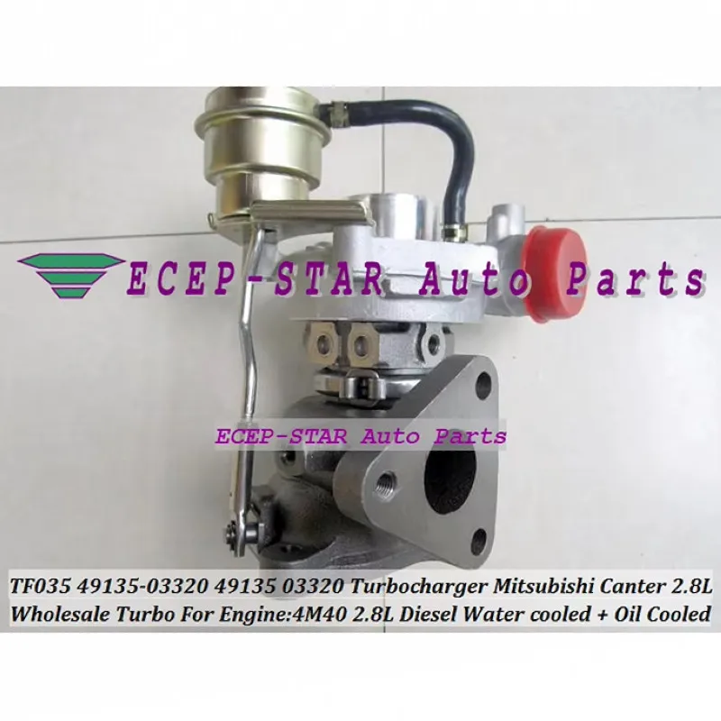 

Турбокомпрессор Turbo TF035 49135-03320 4913503320 100410002 3214994 для MITSUBISHI Canter Challenger Delica L400 Pajero Shogun CAT307 4M40 2.8L