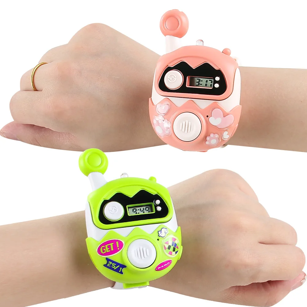

Children USB Wireless Watch Walkie-talkie Remote 300 Metres Wireless Call Walkie-talkie Parent-child Interaction Puzzle Toy Gift