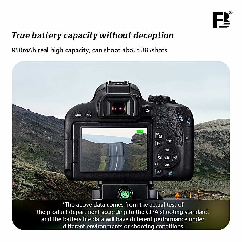 FB LP-E17 USB-C Camera Battery with Type-C Charging Port for Canon R8 R10 R50 R100 RP 850D 800D 760D 750D 77D M6II M5 M3 200DII