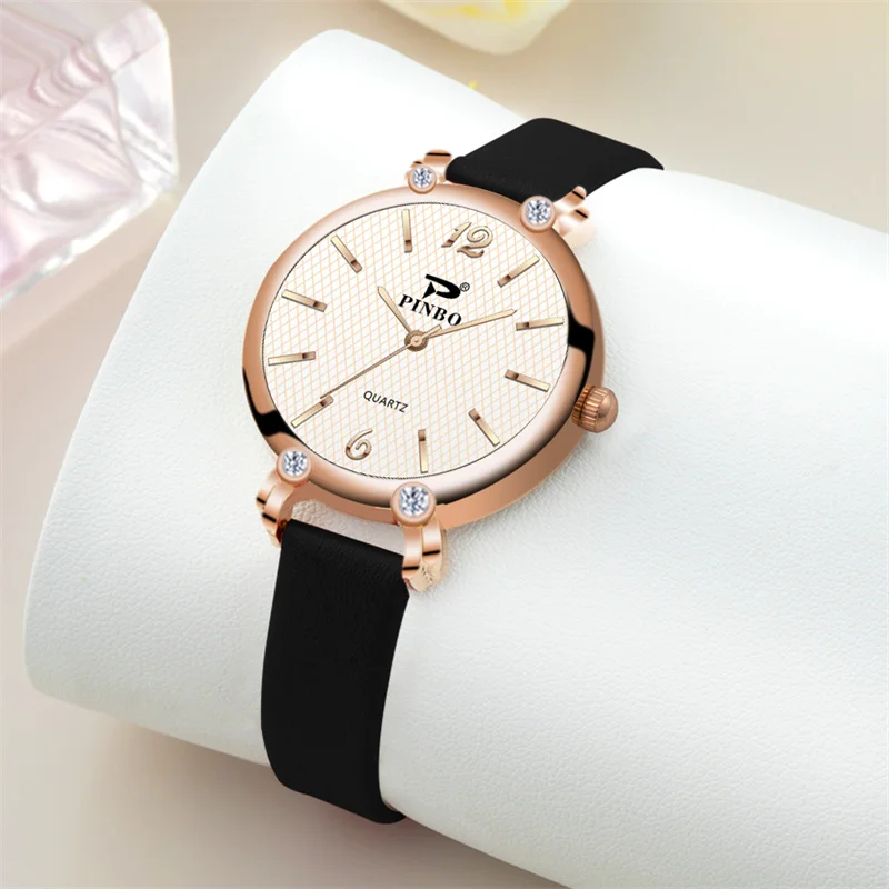 Đồng Hồ Relogio Feminino Mới Đồng Hồ Thời Trang Cho Nữ Thương Hiệu Sang Trọng Da Nữ Đồng Hồ Thạch Anh Nữ Duyên Dáng Vòng Tay Đồng Hồ Đeo Tay Đồng Hồ