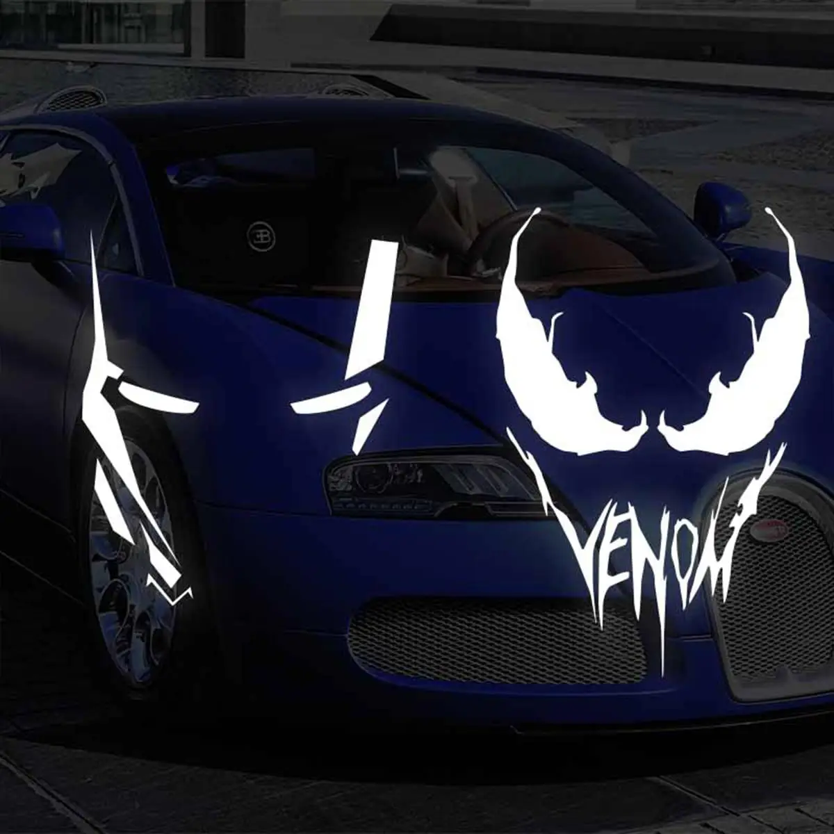 Venom Ir on Man Car Stickers for Car Windows Rear Windshield Modification Motorcycle Windshield Decorative Decals