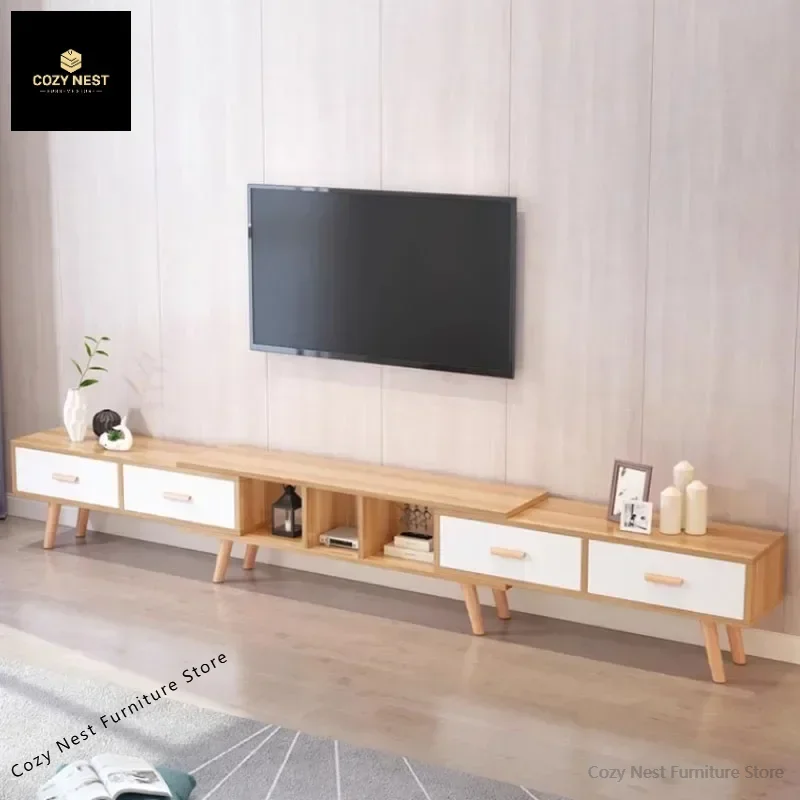 

Trendy Unique Tv Table Wood Shelf Luxury Nordic Modern Dressers Living Room Tv Stands Universal Archivadores Bedroom Furniture