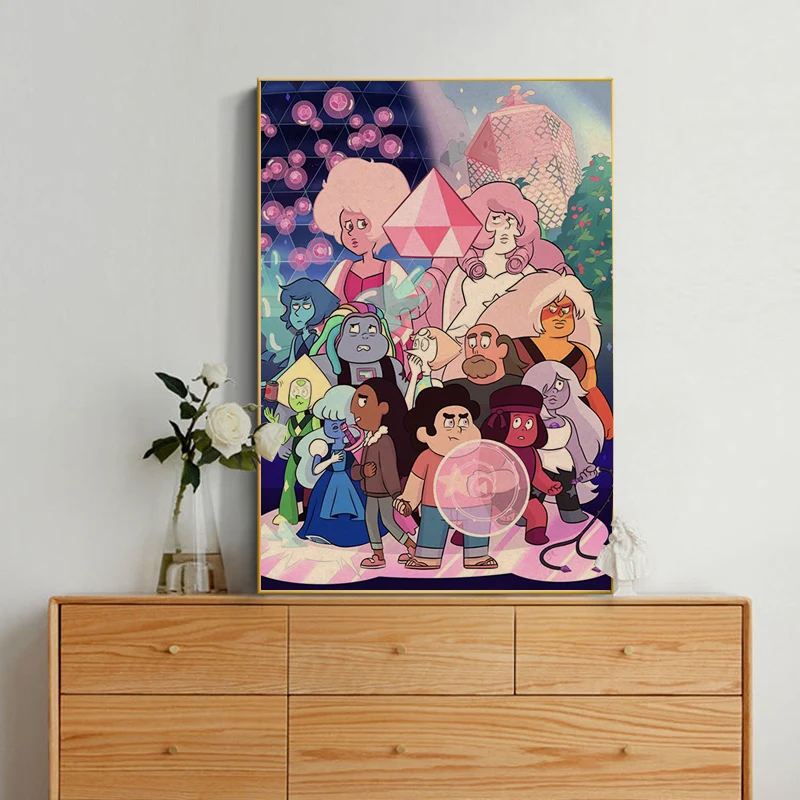 Steven Universe Art Poster For Living Room Bar Decoration Home Decor