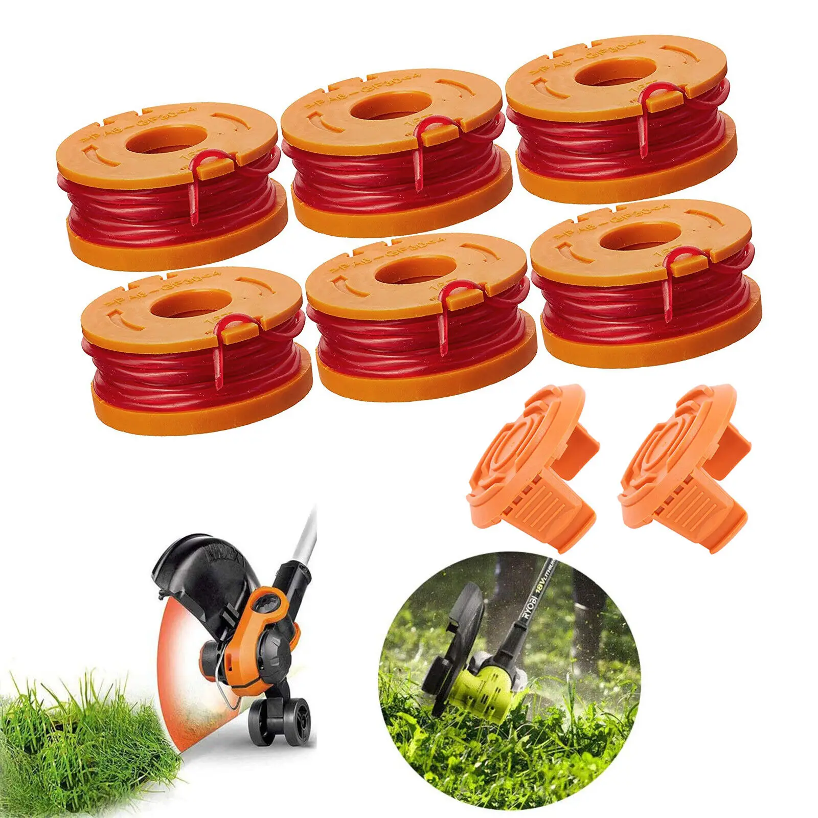 

Trimmer Spool Line For Worx WG154 WG163 WG180 WG175 WG155 WG151 WG160 Home DIY Garden Power Tool Replacement Accessories