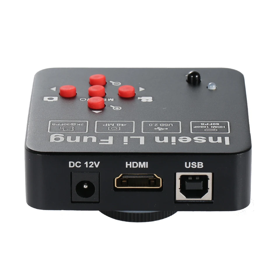 Imagem -04 - Câmera de Vídeo Microscópio Compatível com Hdmi Saída Simultânea Usb Chip de Lupa Reparação Telefônica Full hd 48mp 2k 1080p 60fps