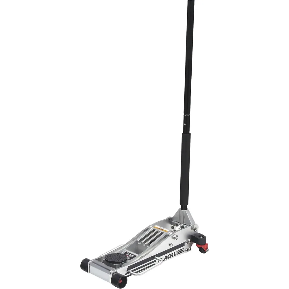 3-Ton Quick Rise Aluminum Floor Jack with Dual Pump Pistons & Reinforced Lifting Arm (A20018_A20019)