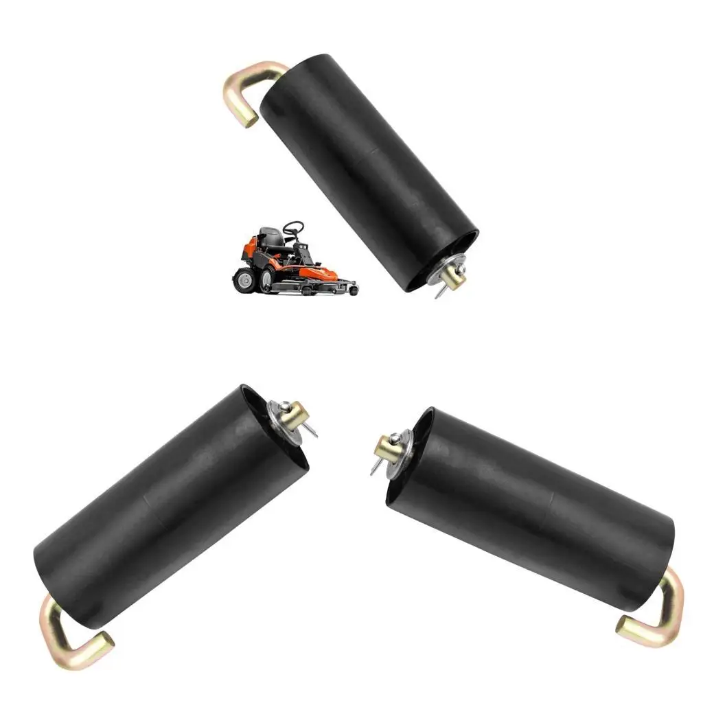 Metal Plastic Deck Roller Replacements Strong Roller Assembly Universal Riding Mower Deck Roller for Lawns