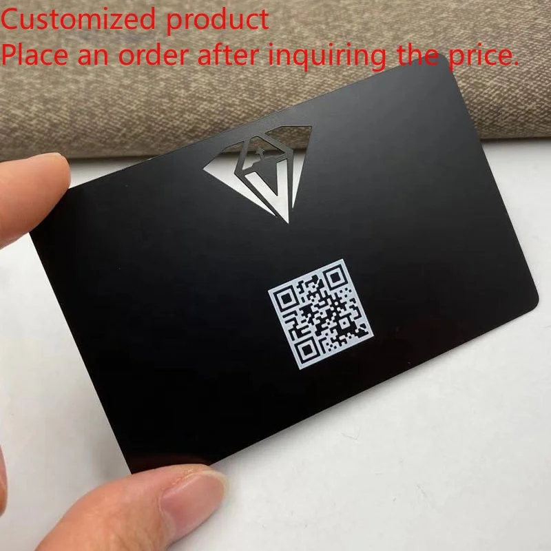 Customized product Custom Printing Name Loyalty Membership Metal Business Card