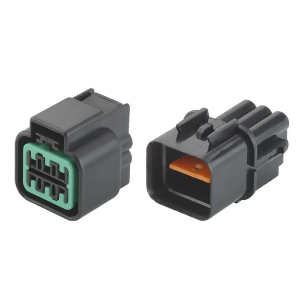 

100Set PB621-06020 automotive Waterproof male female wire connector terminal plug 6 pin socket