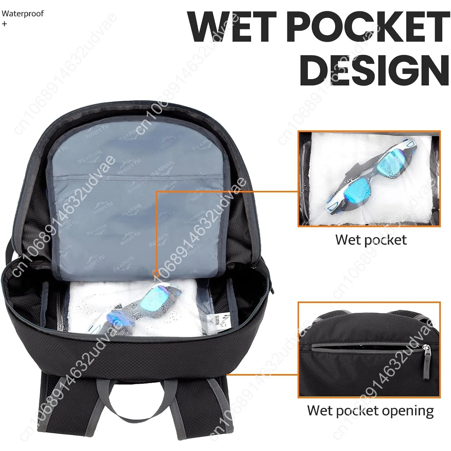 Venture Pal 40L Lightweight Packable Travel Hiking Backpack Daypack