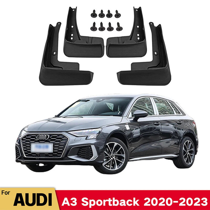 

4 шт., брызговики для AUDI A3 Sportback TFSI E G-tron 2020-2023