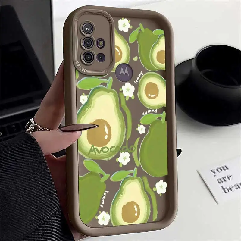 G20 Summer Fruits Eye Ladder Phone Case For Motorola Moto G20 Cover