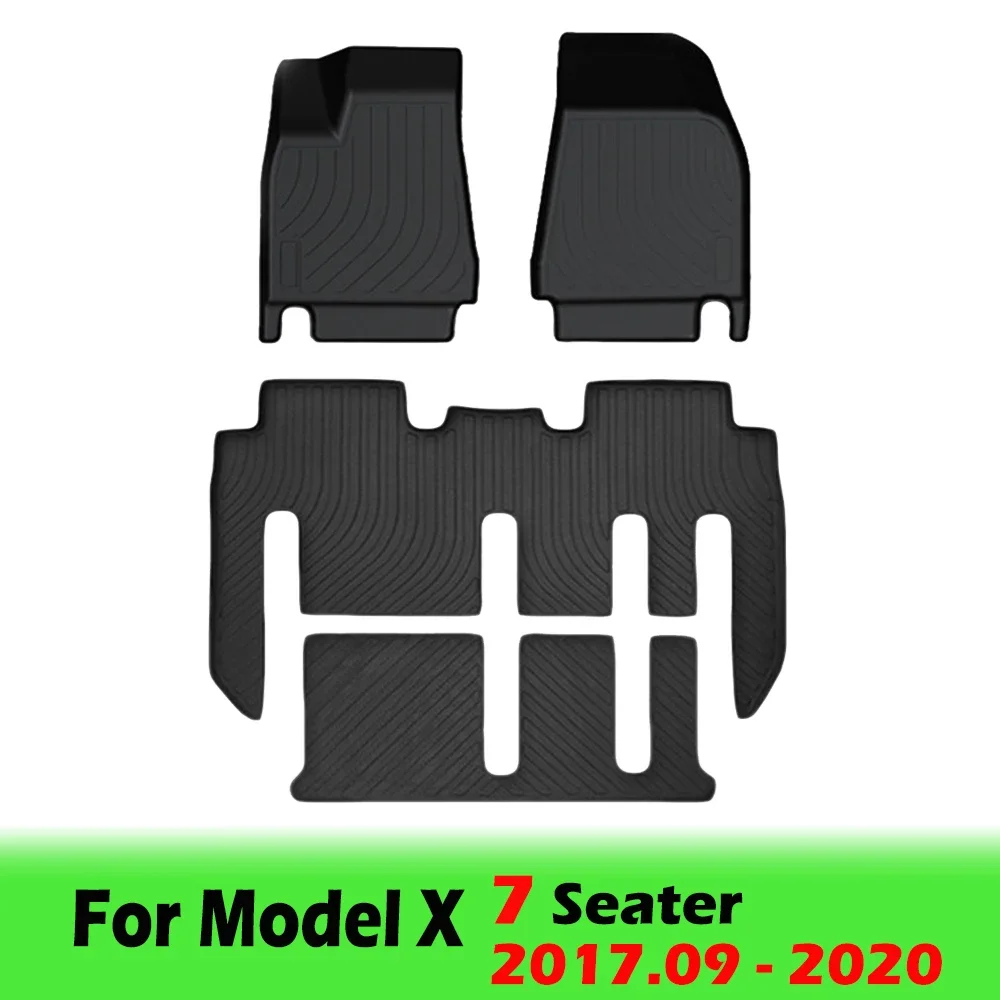 BEVO Vloermatten voor Tesla Model X 5 6 7-zits 2024 2023-2016 All Weather Waterdichte Cargo Frunk kofferbak Matten Liners Accessoires
