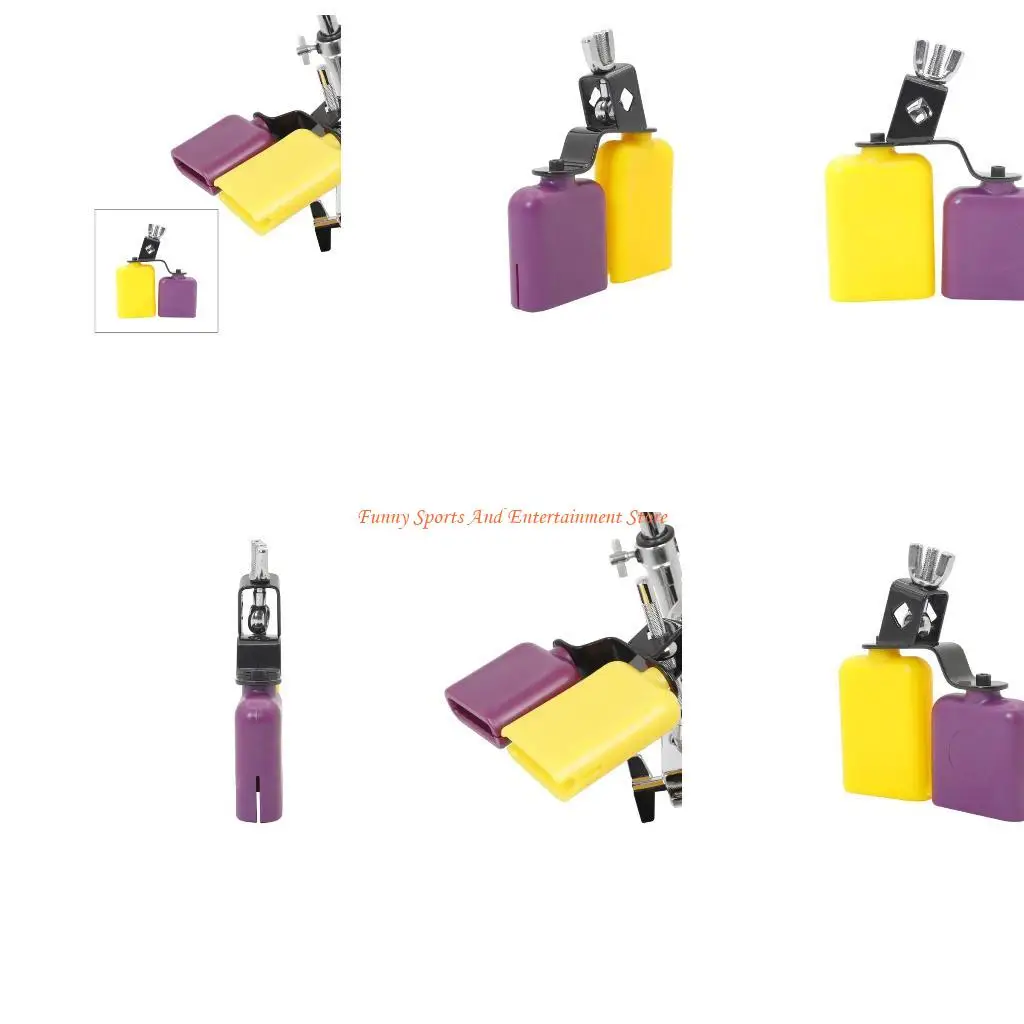 Campanas vaca C4DE, cencerro Bicolor, tonos altos y bajos, campanas doble montaje, instrumentos musicales percusión,