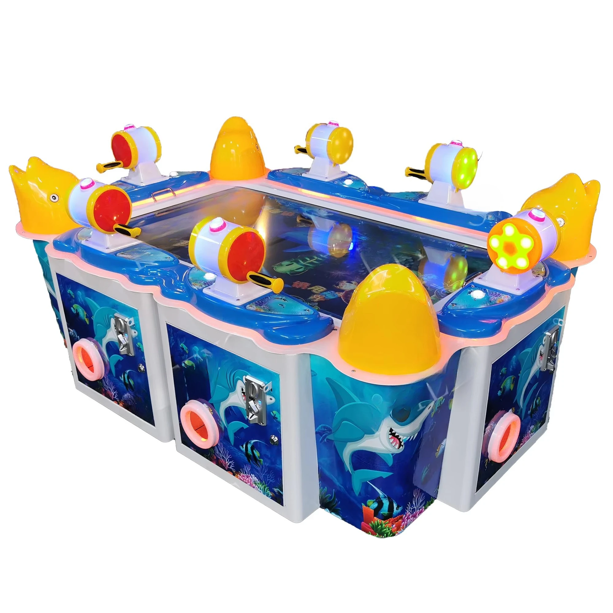 

Hot Sale Indoor Coin-Operated Video Fishing Game Machine 6 Players Board Game