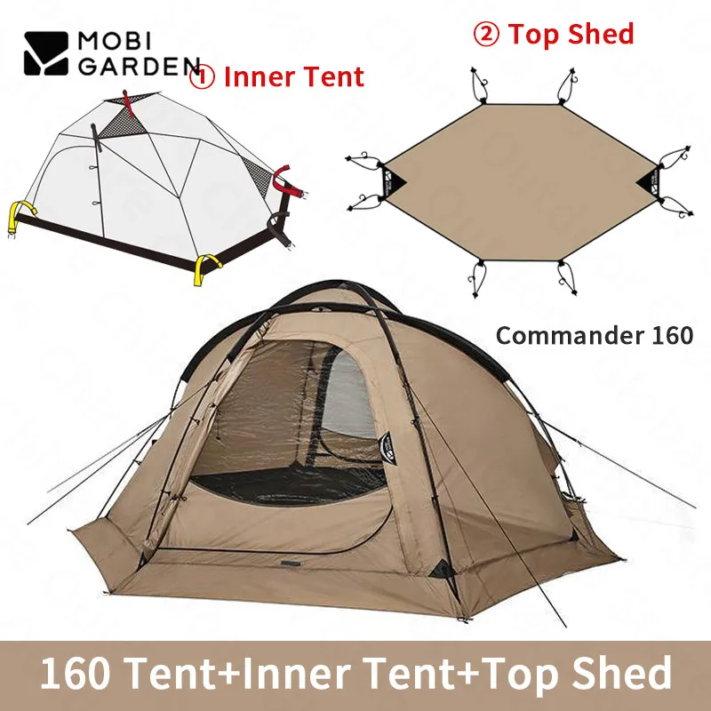 Mobi Garden Dome Tent 7.2/9.3/18.8㎡ 5-8 Person