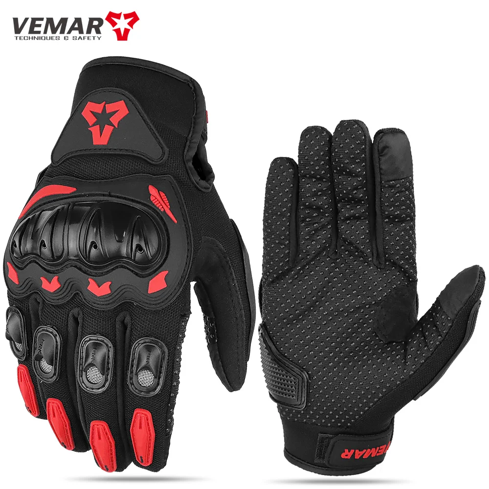 Sommer Motorrad Handschuhe Männer Frauen Voll Finger Touchscreen Motocross Racing Handschuhe Motorrad Fahrrad Radfahren Handschuh M-XXL