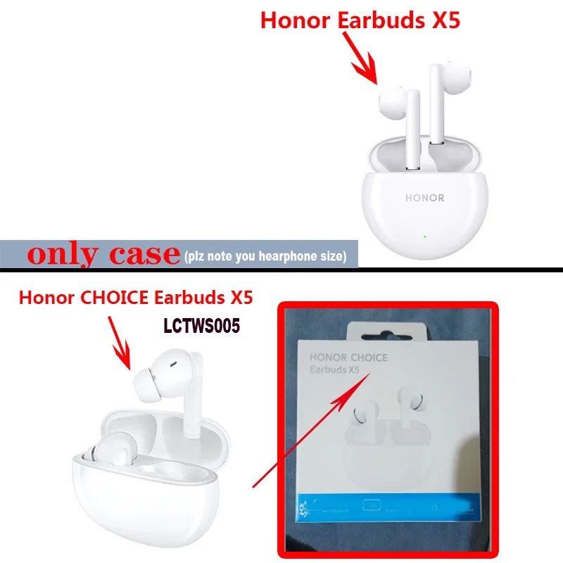 Cartoon For HONOR CHOICE Earbuds X5 pro / x5lite case Anti loss ring hearphone Box honor earbuds x5pro Silicone Charging box