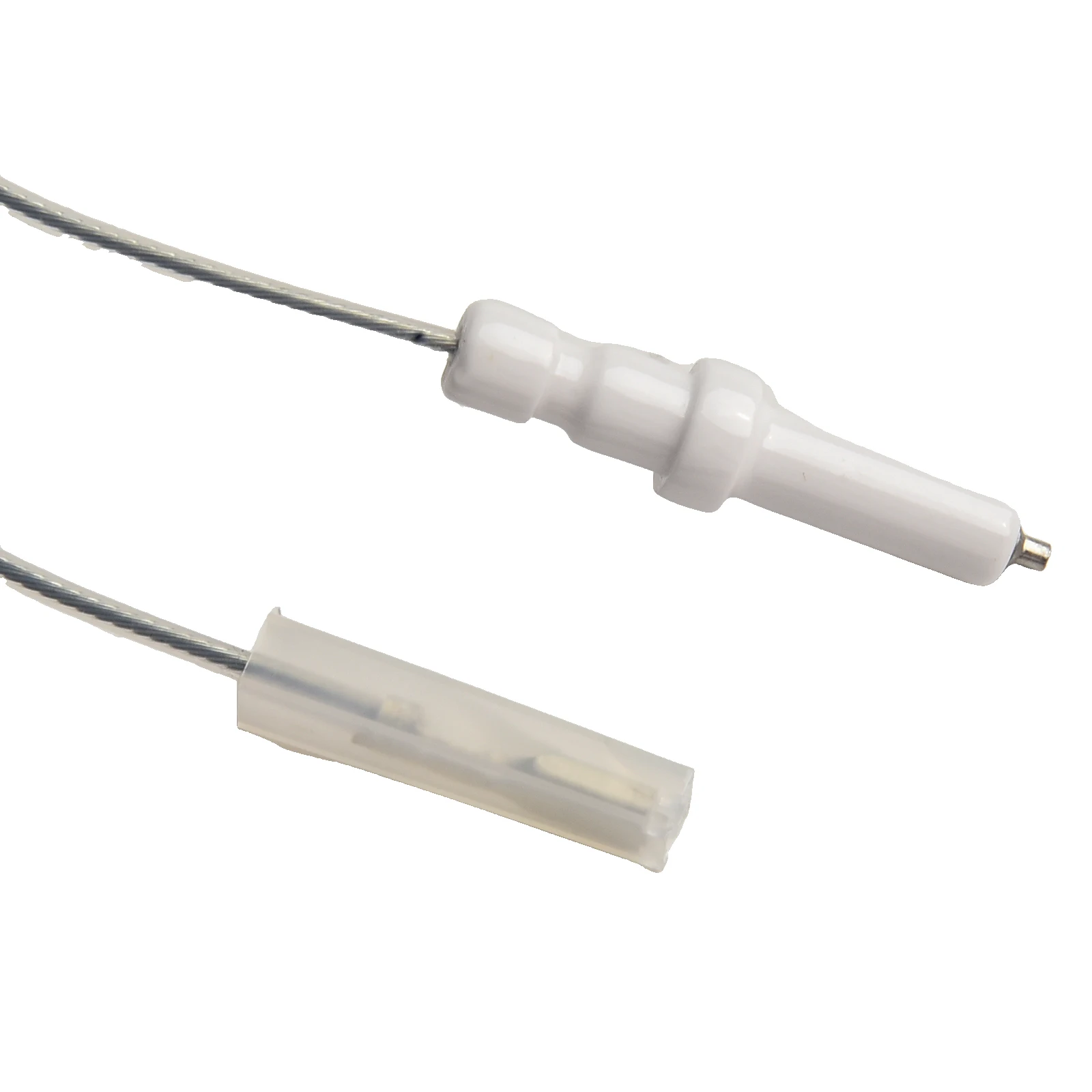 2Pcs Gas Cooker Range Stove Part Ignition Electrode Plug- 900mm Ignition Wire Ignition Pin Ceramic Height 35/40/45mm