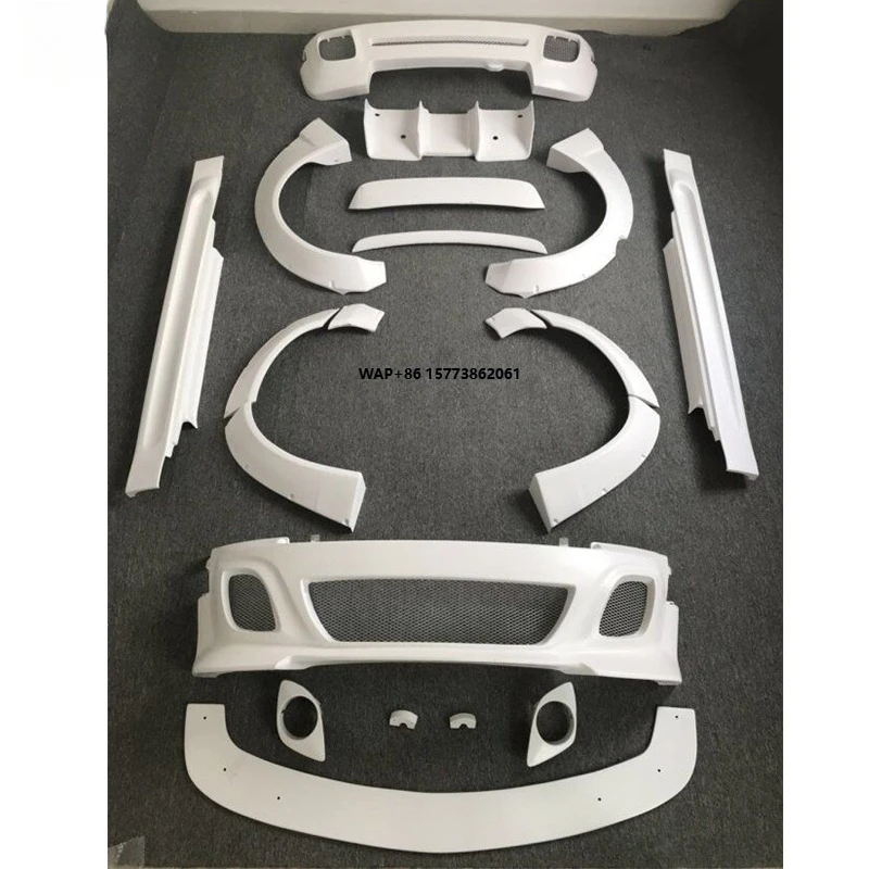 

FRP R56 Upgrade LB Style Body Kit 2007-2015year for R56 Front Bumper Front Lip Light Cover Over Fenders Side Skirts Rear Bumper