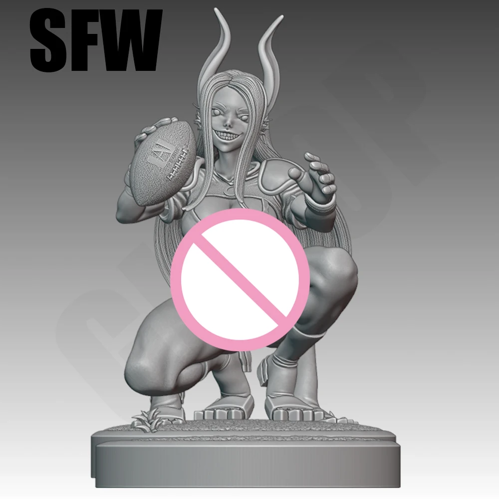 Figurine de Rugby Mirko pour fille Sexy, modèle en résine, jouet artisanal, Statue de réduction Miniature non assemblée, Kit non peint, 1/24