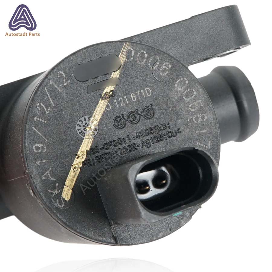 Válvula de Control de refrigerante genuina, 4H0121671D,4H0 121 671 D, Bomba refrigerante auxiliar para Audi Q3 VW Golf Jetta Tiguan Skoda Superb Seat