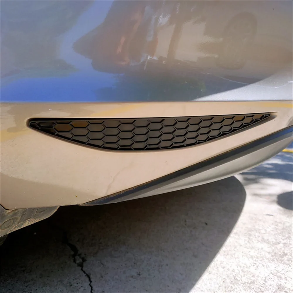 2Pcs ABS Gloss Black Rear Bumper Reflector Cover Trim For VW Golf 6 7 8 GTI R R-Line MK6 MK7 MK8 Replacement Set