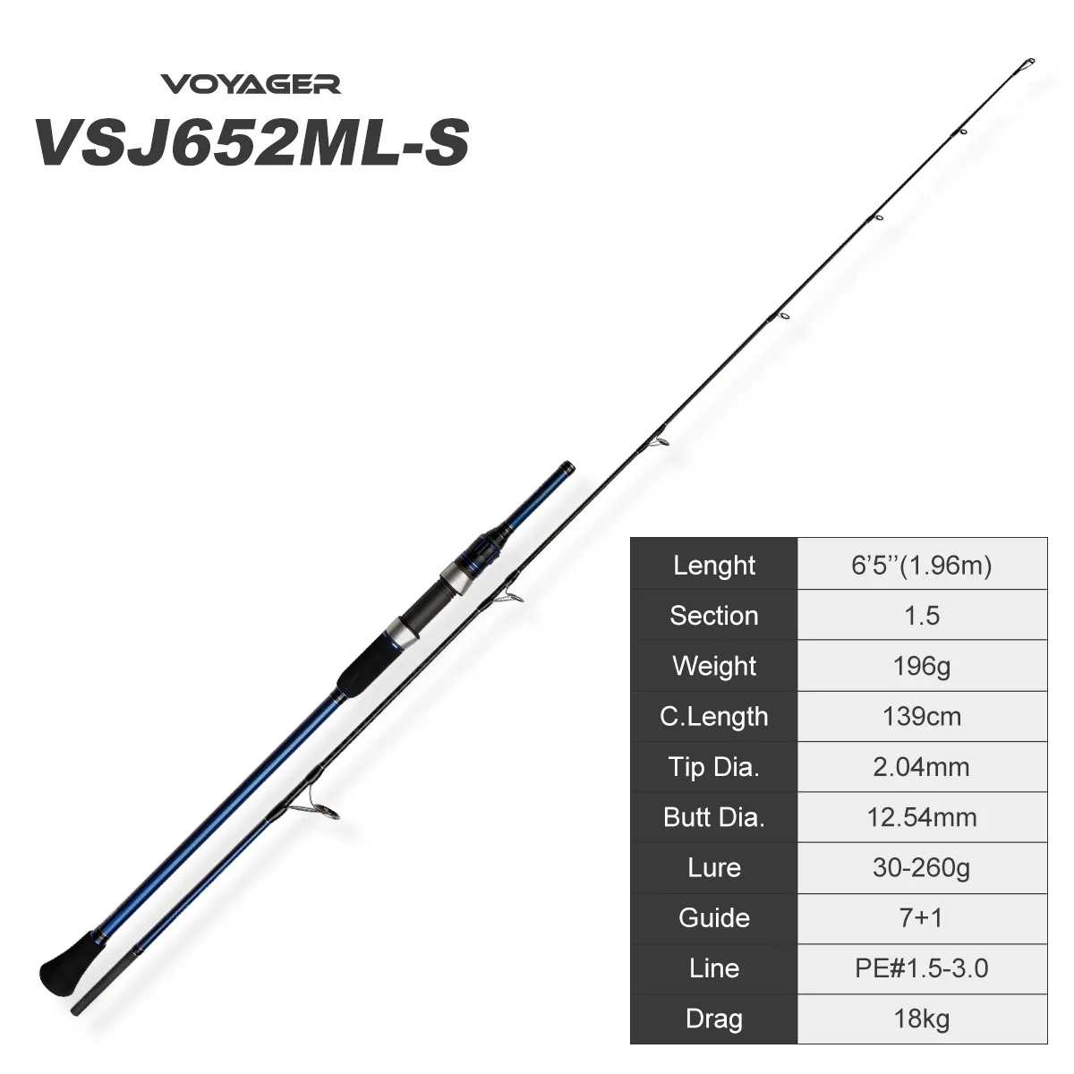 Canne à Pêche Noeby Langsam Slow Jigging 1,83 m 9