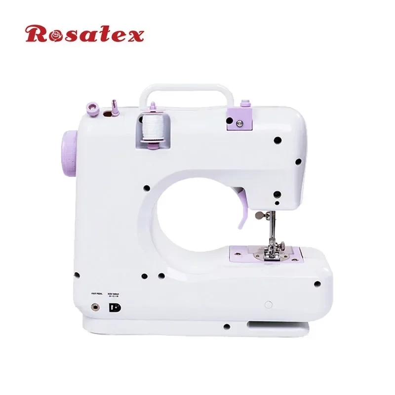 Rosatex-Máquina de Costura Silai portátil, durável, Mini, Multi-função, pequeno, doméstico, 505A