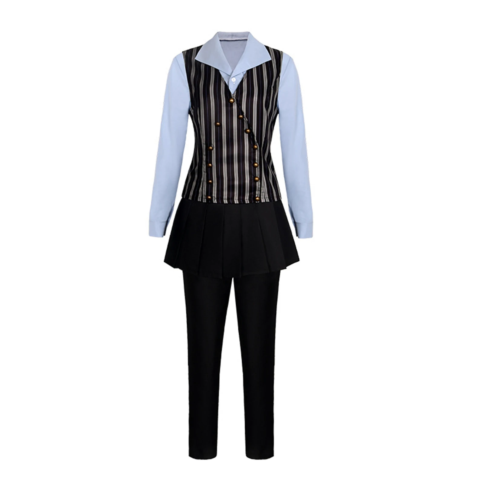 

Elphaba Cosplay Costume Shirt Pants Vest Full Set for Hallowee Party